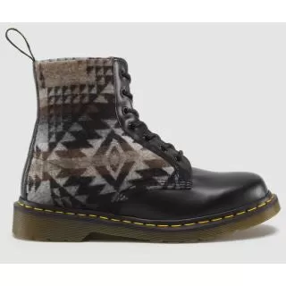 1460 Black Pendleton Smooth Pagosa Springs Lace Up Boot