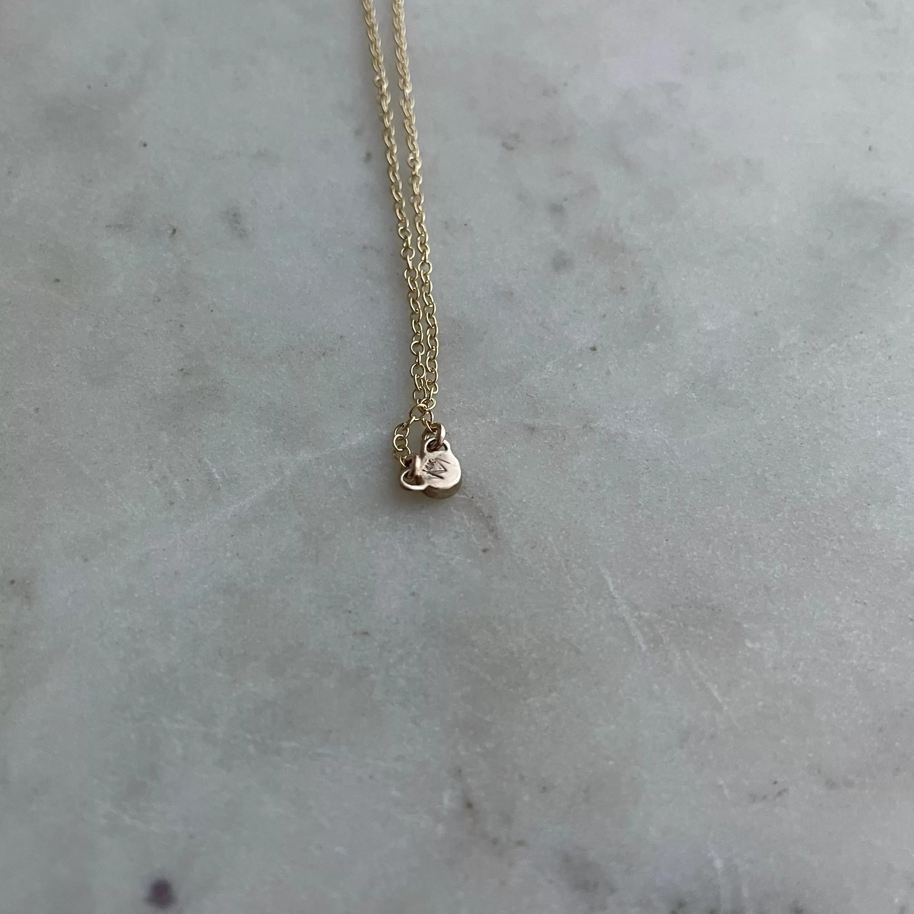 14K GOLD GRACE PENDANT — NO STONE