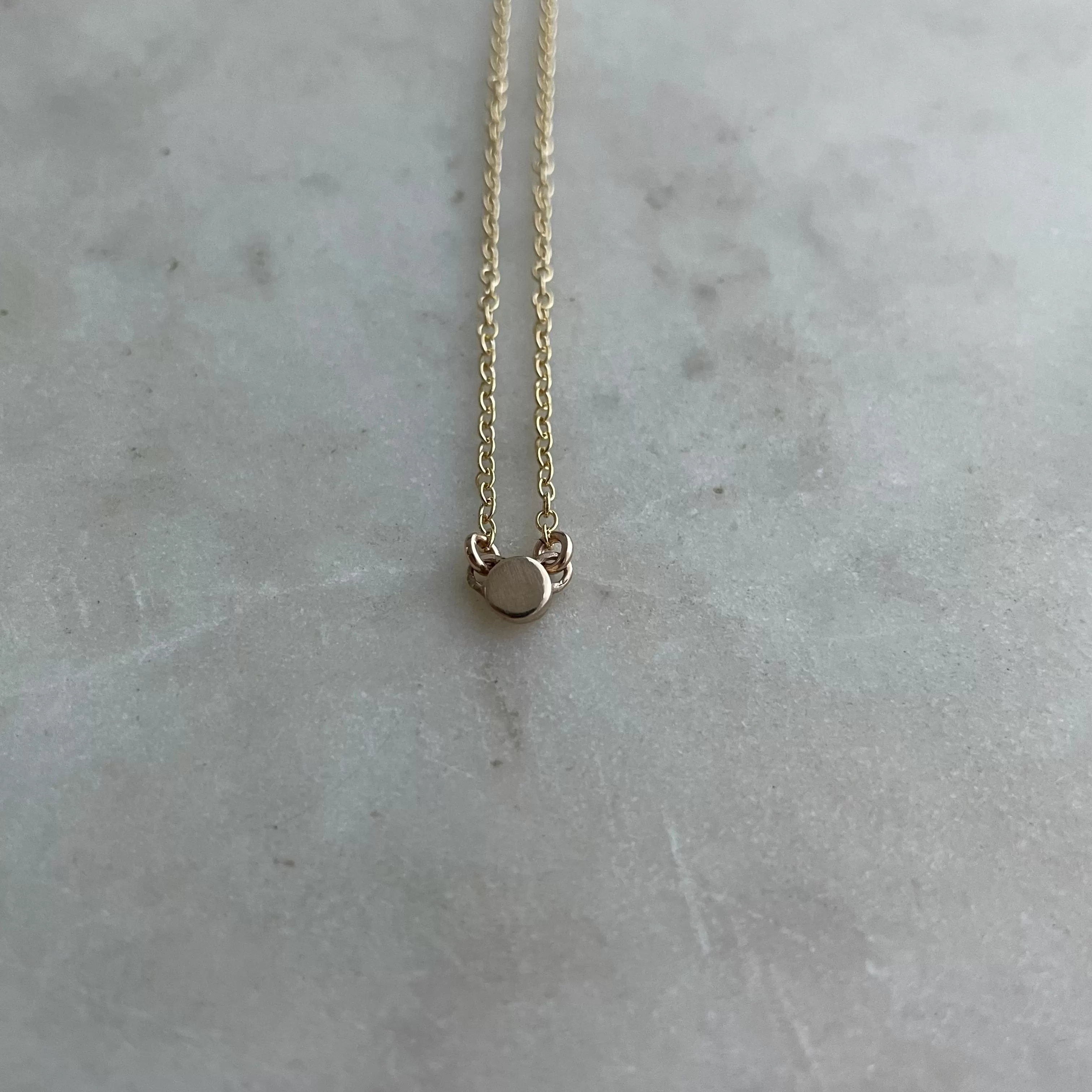 14K GOLD GRACE PENDANT — NO STONE