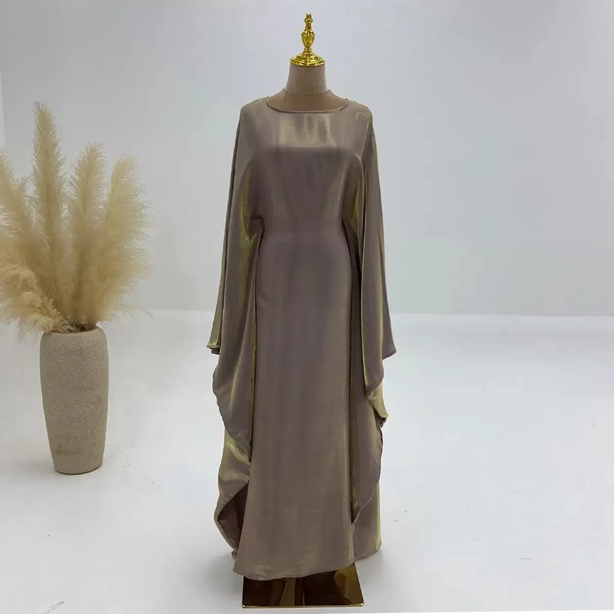 20 Color Options Sparkling Women Abaya Dress