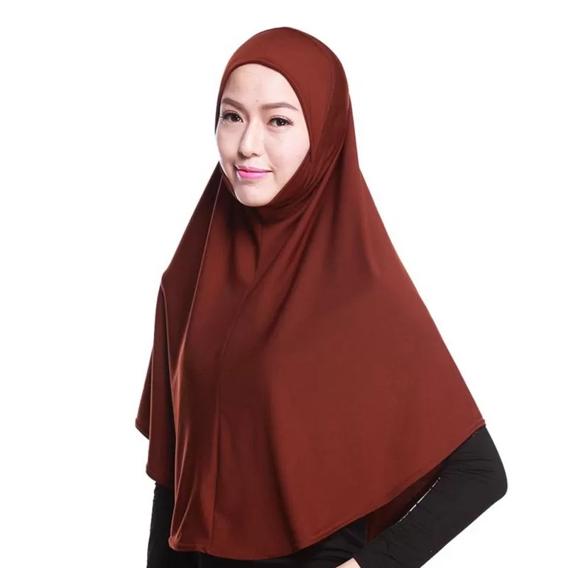 20 Colors Overhead Short Jilbab Khimar Sleeveless