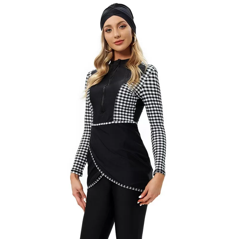 3 Pieces Set Swimwear Swimsuit Burkini Bathing Suit