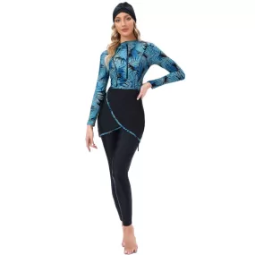 3 Pieces Set Swimwear Swimsuit Burkini Bathing Suit