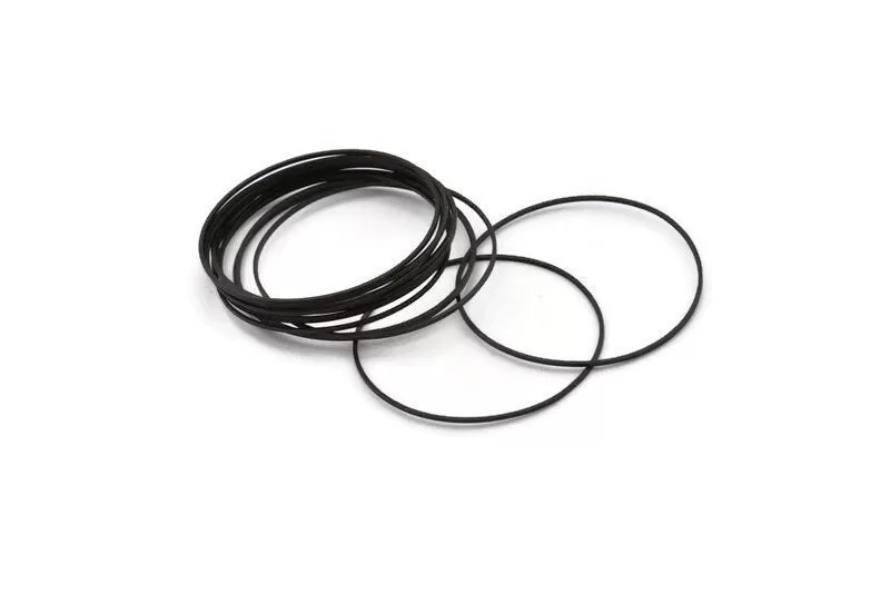 55mm Circle Connectors - 12 Oxidized Black Brass Circle Connectors (55x1x1mm) BS 1106