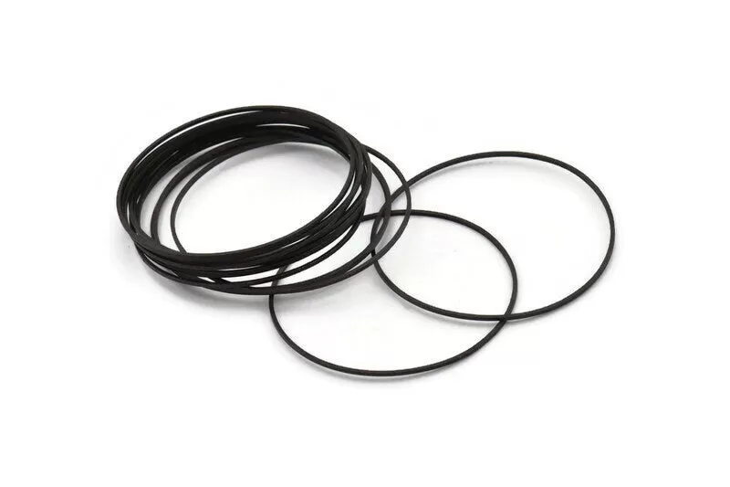 55mm Circle Connectors - 12 Oxidized Black Brass Circle Connectors (55x1x1mm) BS 1106