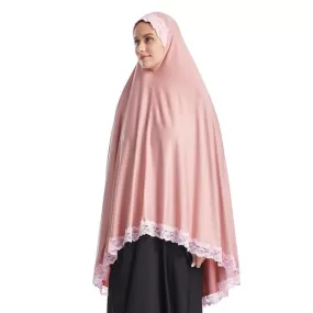 6 Colors Long Khimar Hijab Overhead