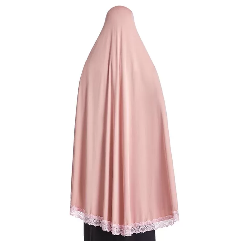 6 Colors Long Khimar Hijab Overhead