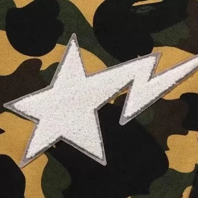 A BATHING APE 1ST CAMO SWEAT PANT  - YELLOW