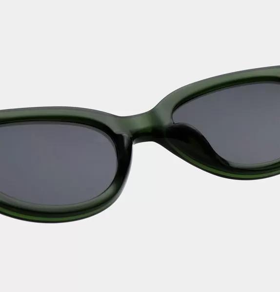 A. Kjrbede Winnie Dark Green Transparent