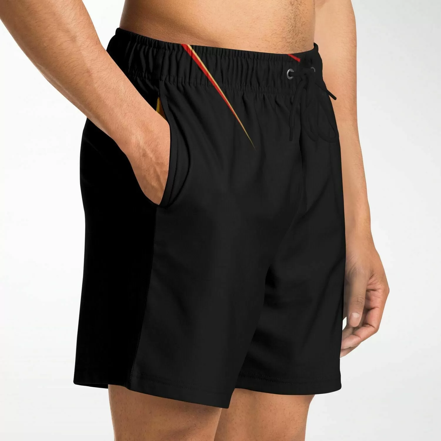 A-Team 01 Red Men's Designer Athletic Shorts