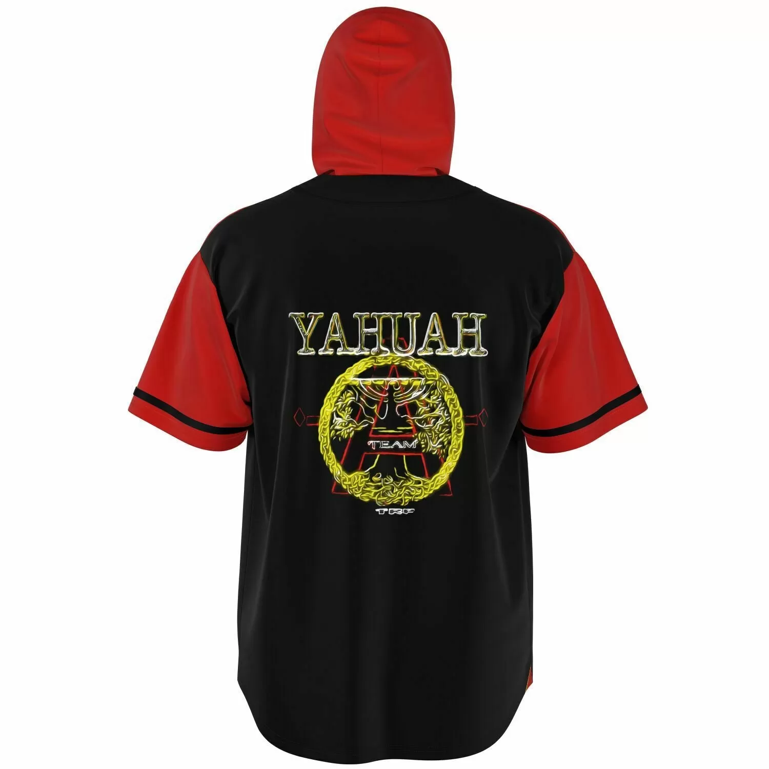 A-Team 01 Red Men's Designer Hooded Baseball Jersey