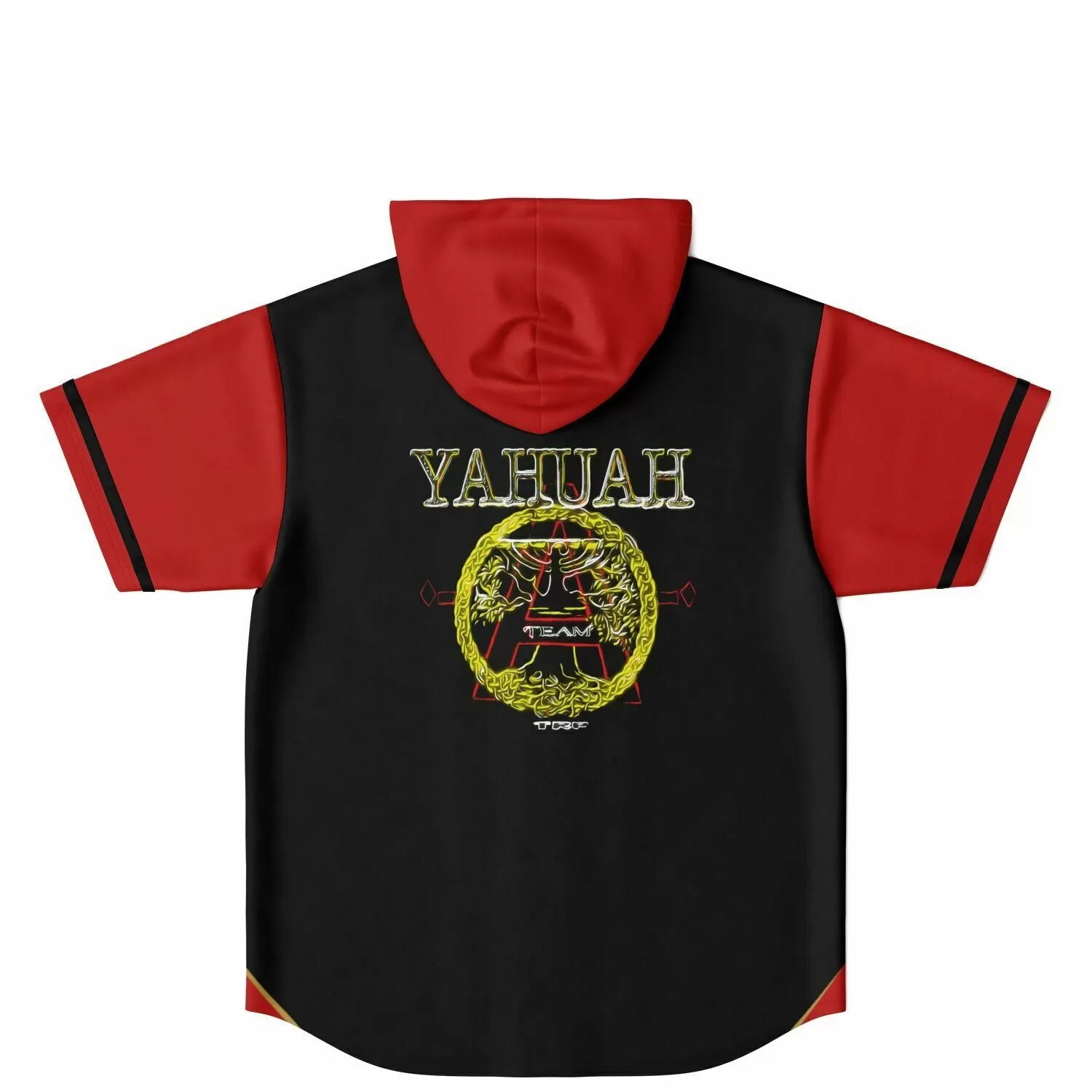 A-Team 01 Red Men's Designer Hooded Baseball Jersey