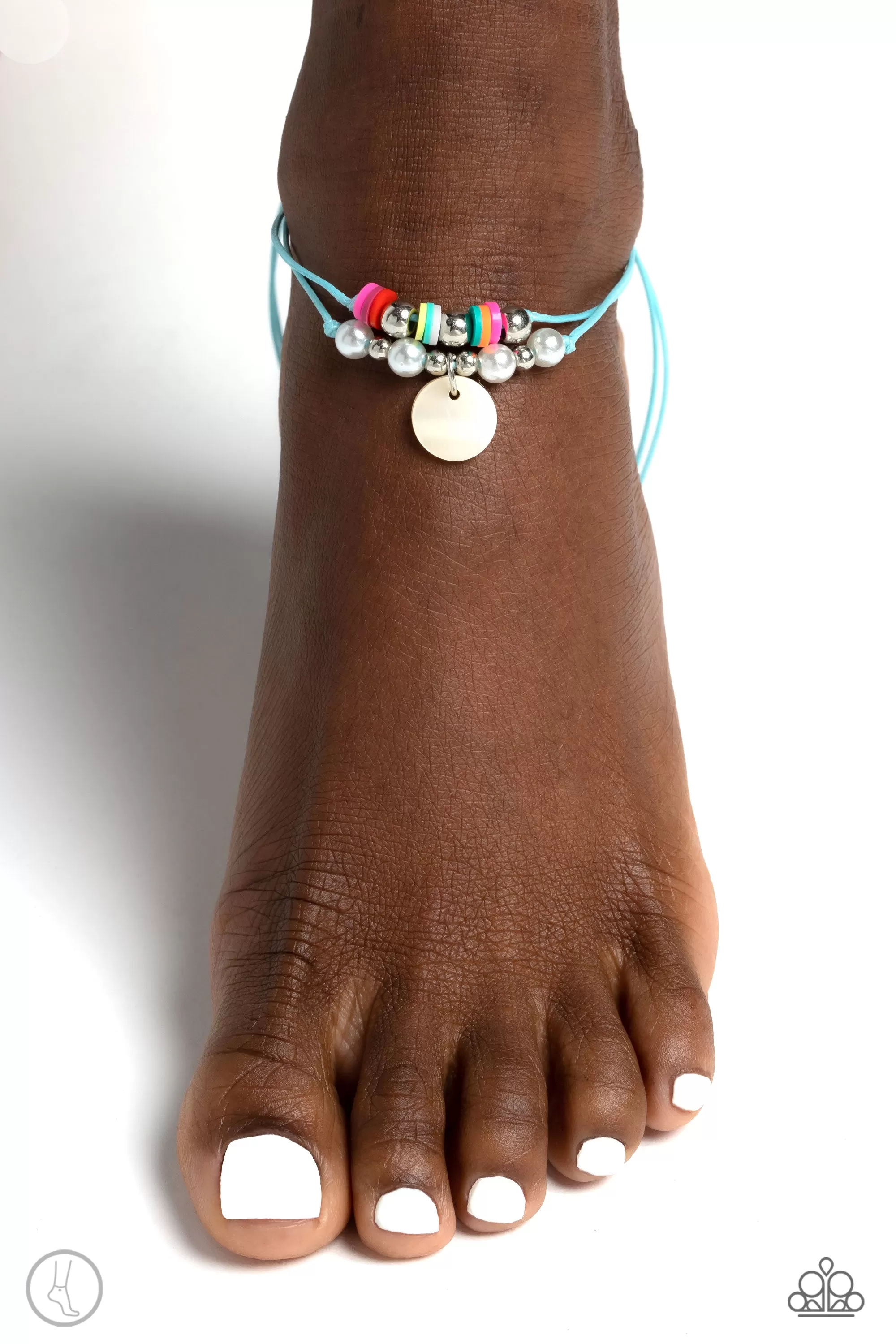 All TIDE Up Blue Anklet - Paparazzi Accessories