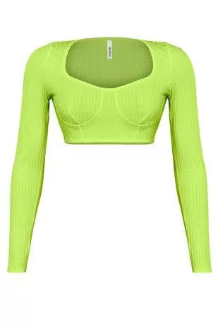 Amexlie Long Sleeve Crop Top