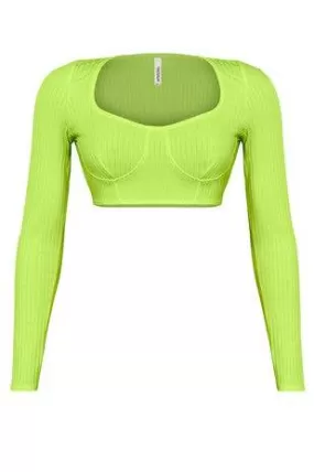 Amexlie Long Sleeve Crop Top