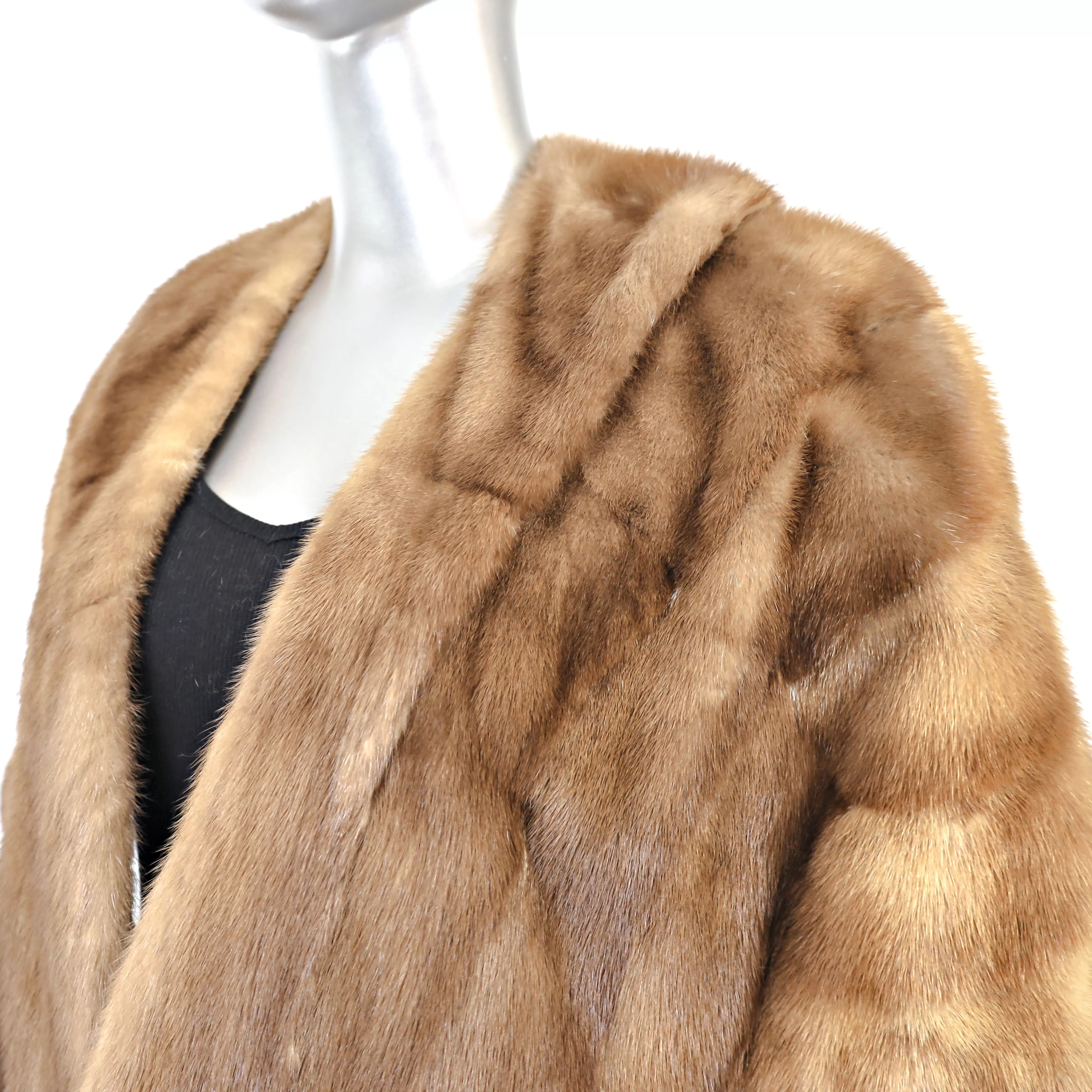 Autumn Haze Mink Stole- Size Free