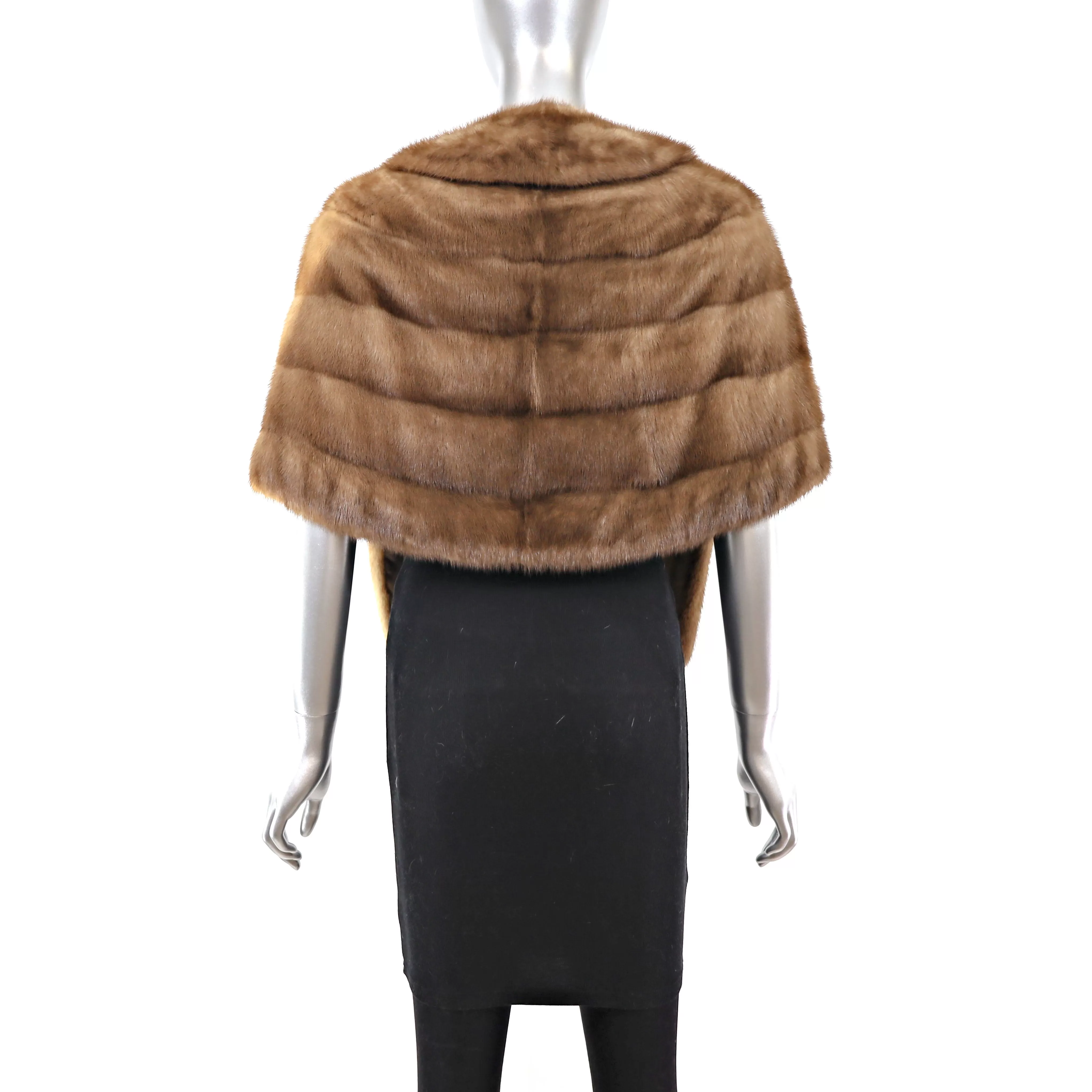 Autumn Haze Mink Stole- Size Free