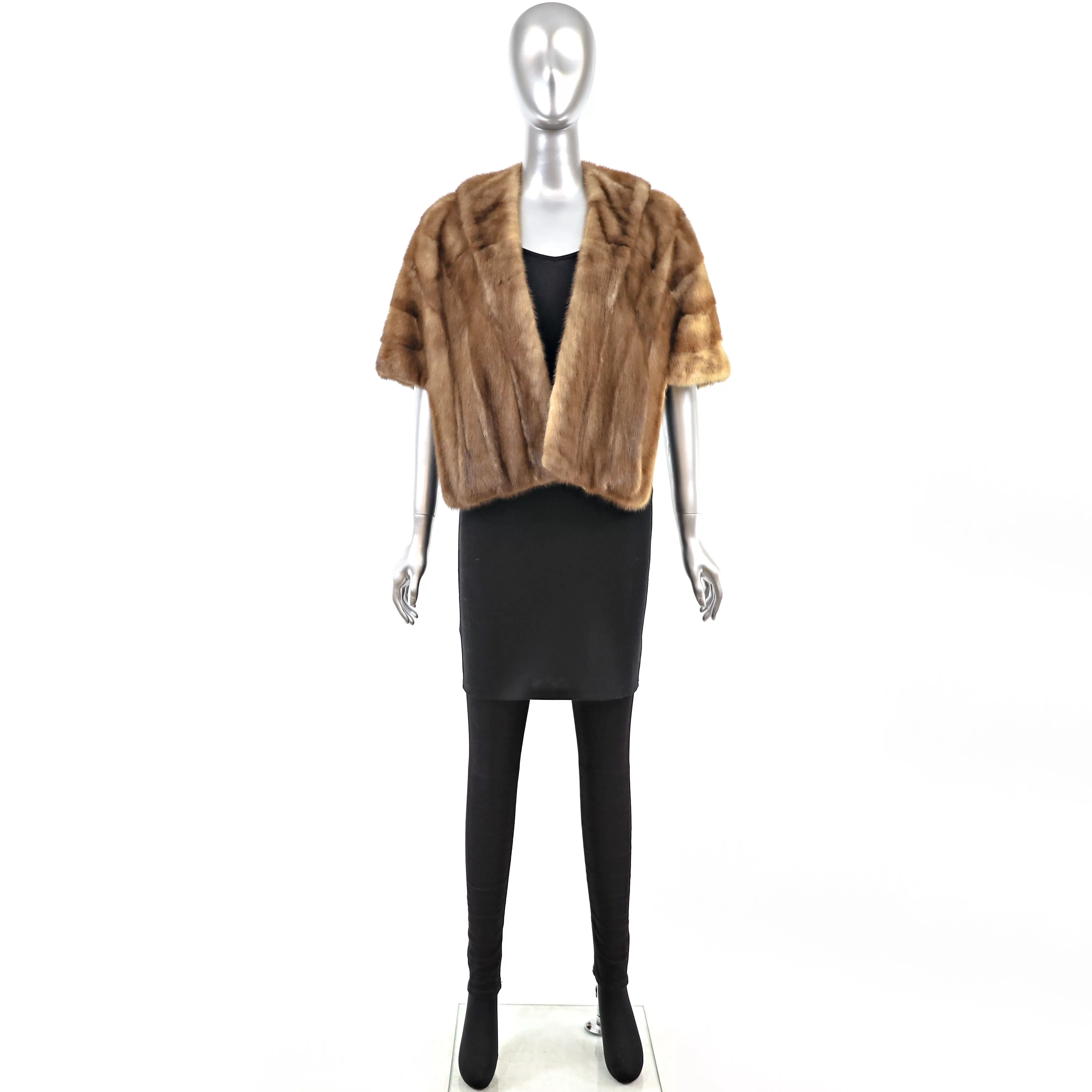 Autumn Haze Mink Stole- Size Free