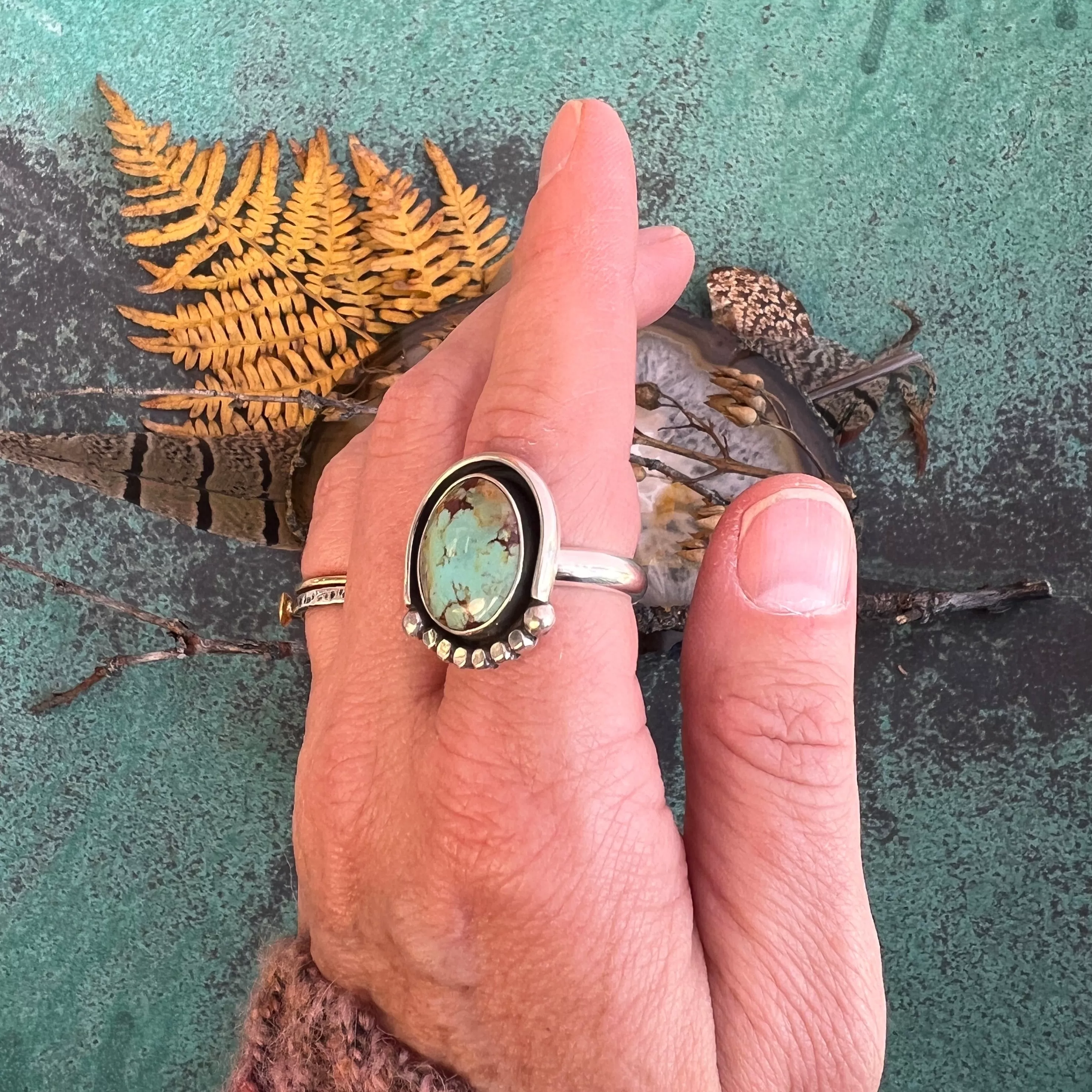 Autumn Portal Ring, Sz 7