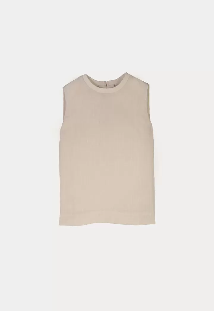 Basic Linen Sleeveless Top