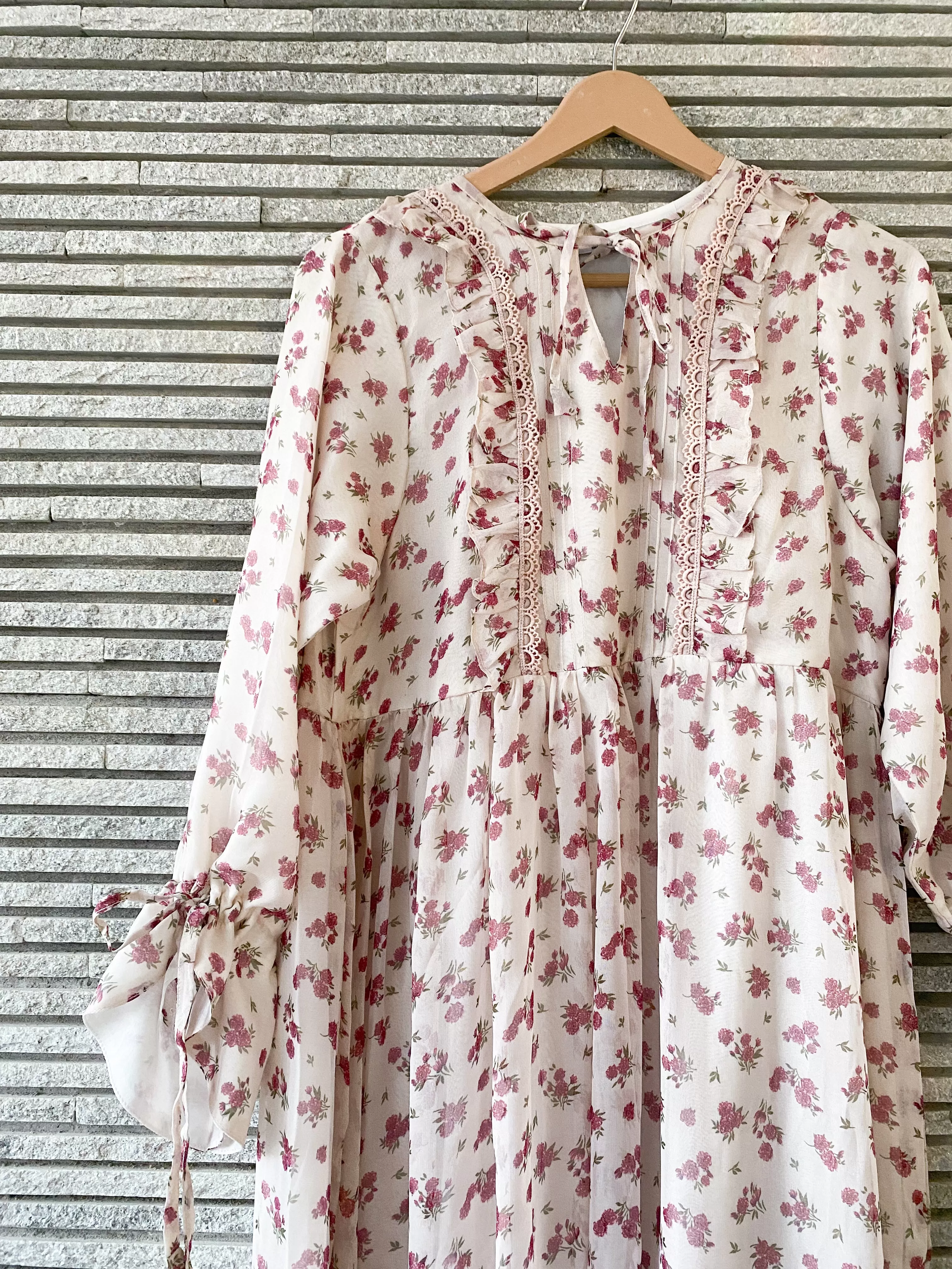 Berry Escape Modest Dress