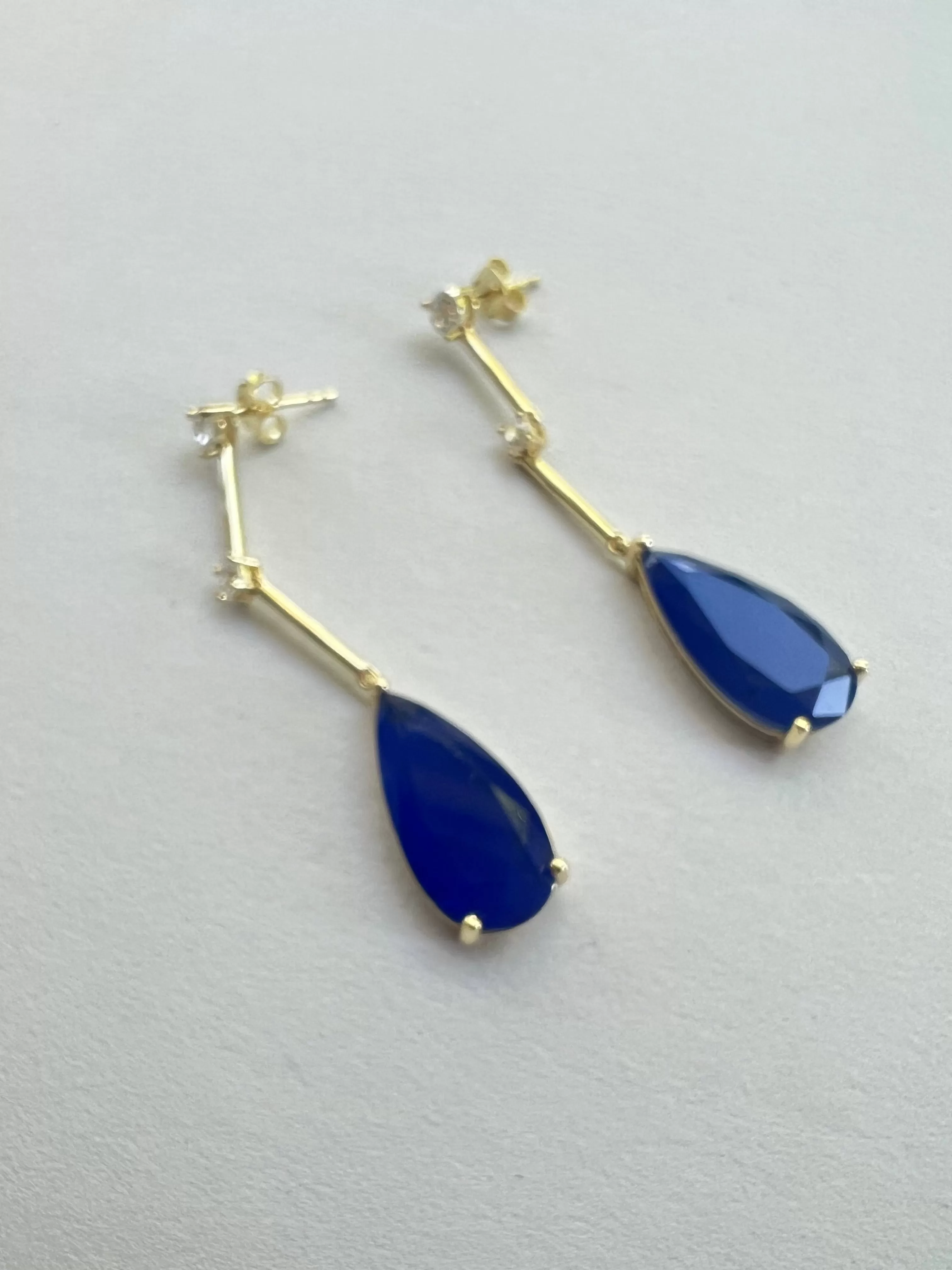 Blue Drop Earrings | Azure | One left!