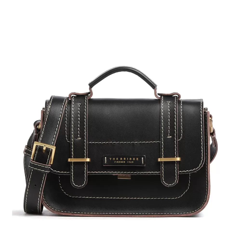 Borsa Donna a Mano THE BRIDGE linea Ester in Pelle Nera