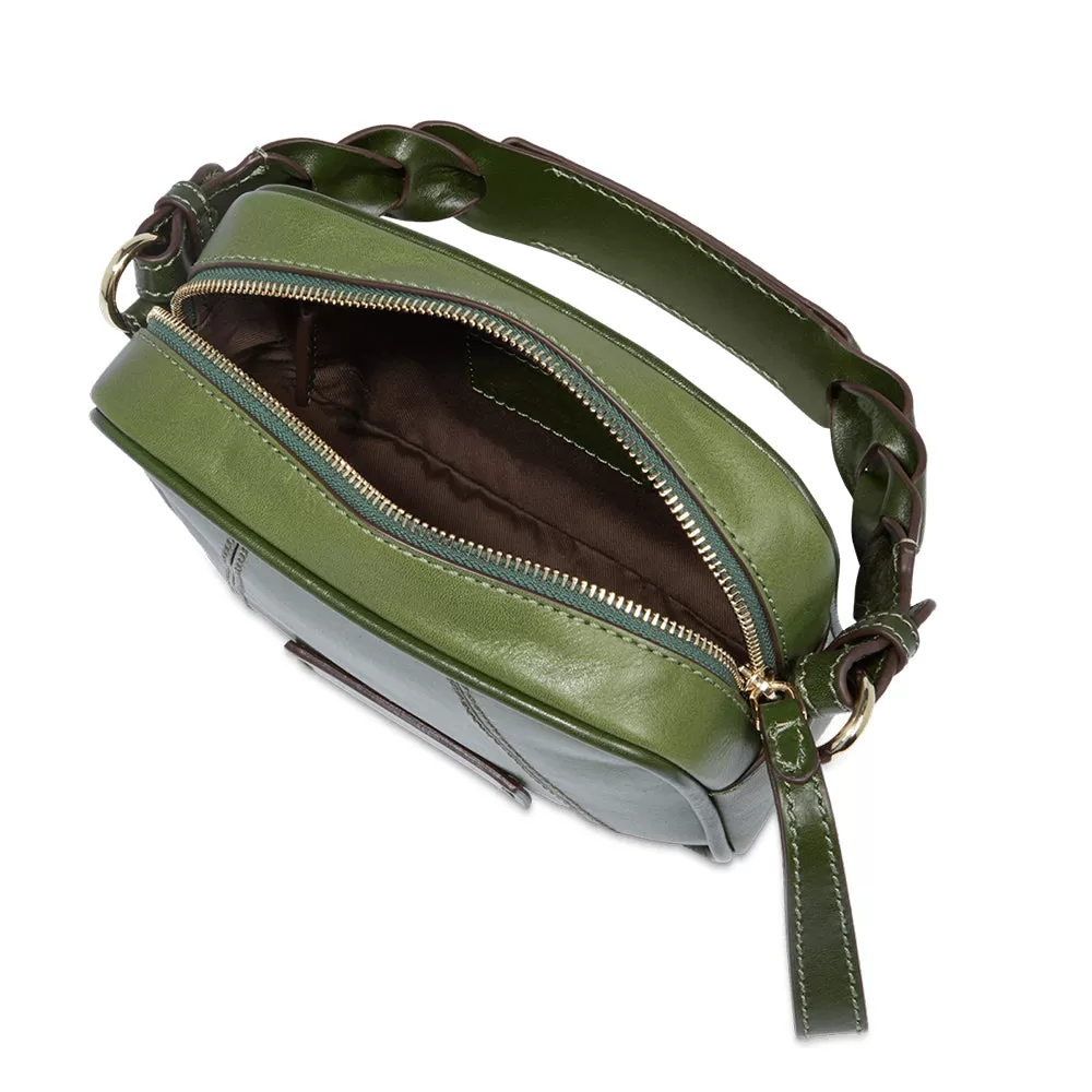 Borsa Donna a Tracolla THE BRIDGE linea Brigida in Pelle Verde