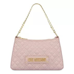 Borsa Donna Hobo a Spalla LOVE MOSCHINO linea Shiny Quilted color Cipria JC4135