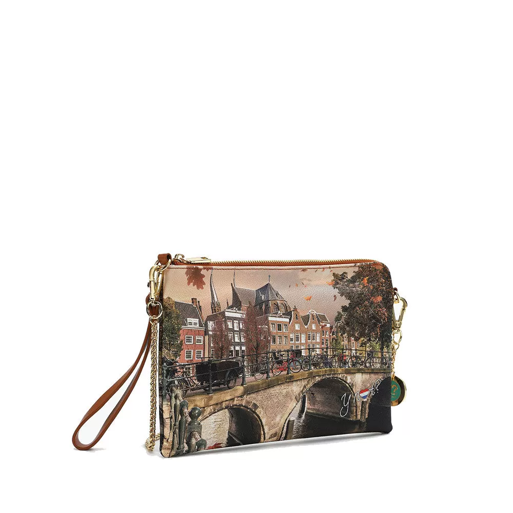 Borsa Donna Y NOT Pochette con Tracolla YES-303 Autumn River