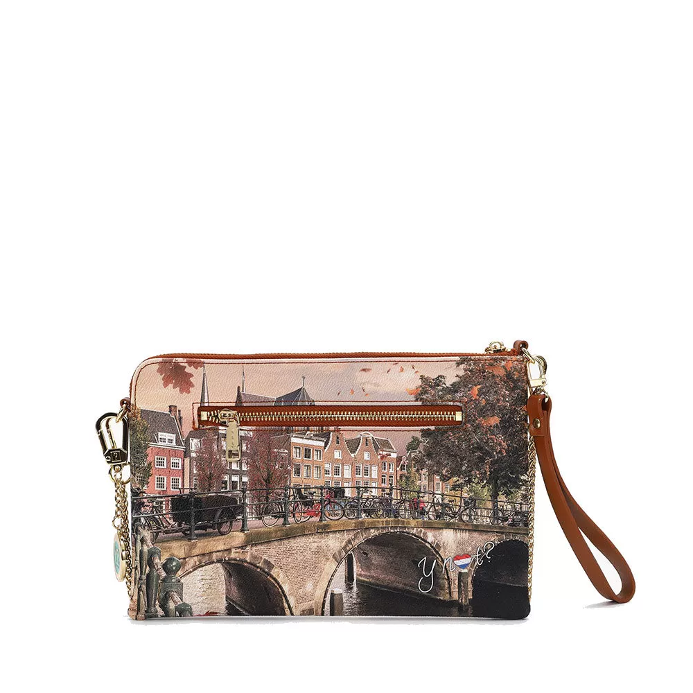 Borsa Donna Y NOT Pochette con Tracolla YES-303 Autumn River