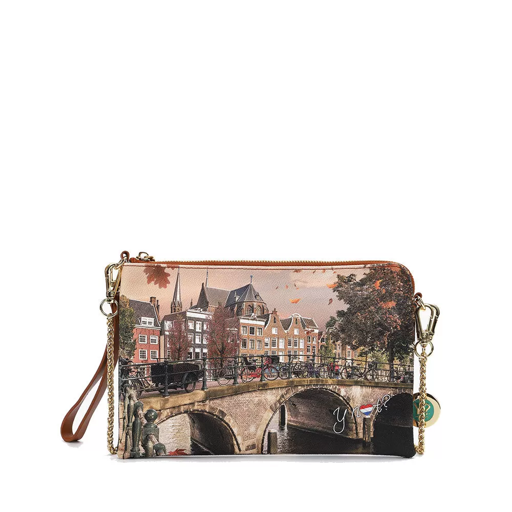 Borsa Donna Y NOT Pochette con Tracolla YES-303 Autumn River