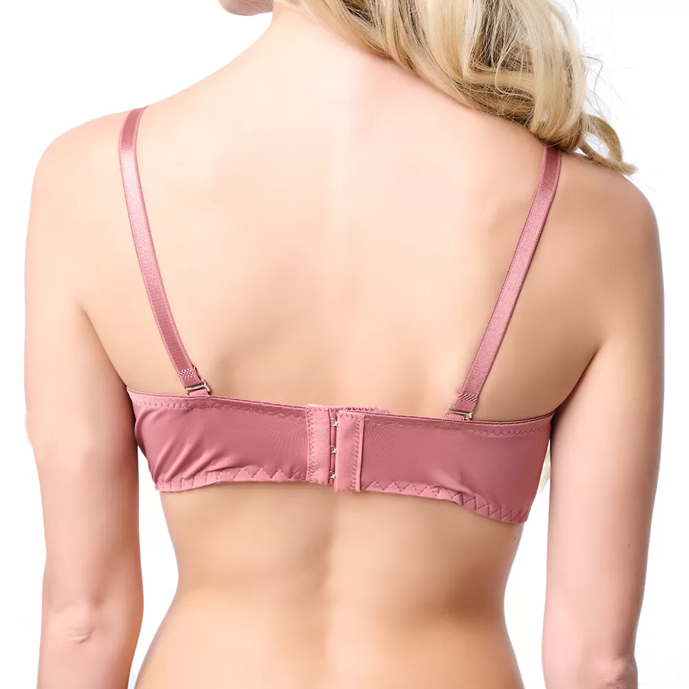 Brasier coordinable strapless con encaje   24428 Lady Carnival