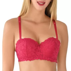 Brasier coordinable strapless con encaje en espalda 24436 Carnival