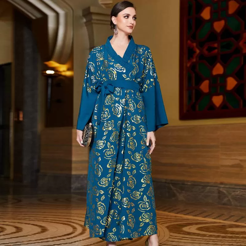 Bronzing Caftan Kaftan Dress Jalabiya For Women