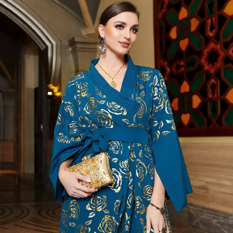 Bronzing Caftan Kaftan Dress Jalabiya For Women