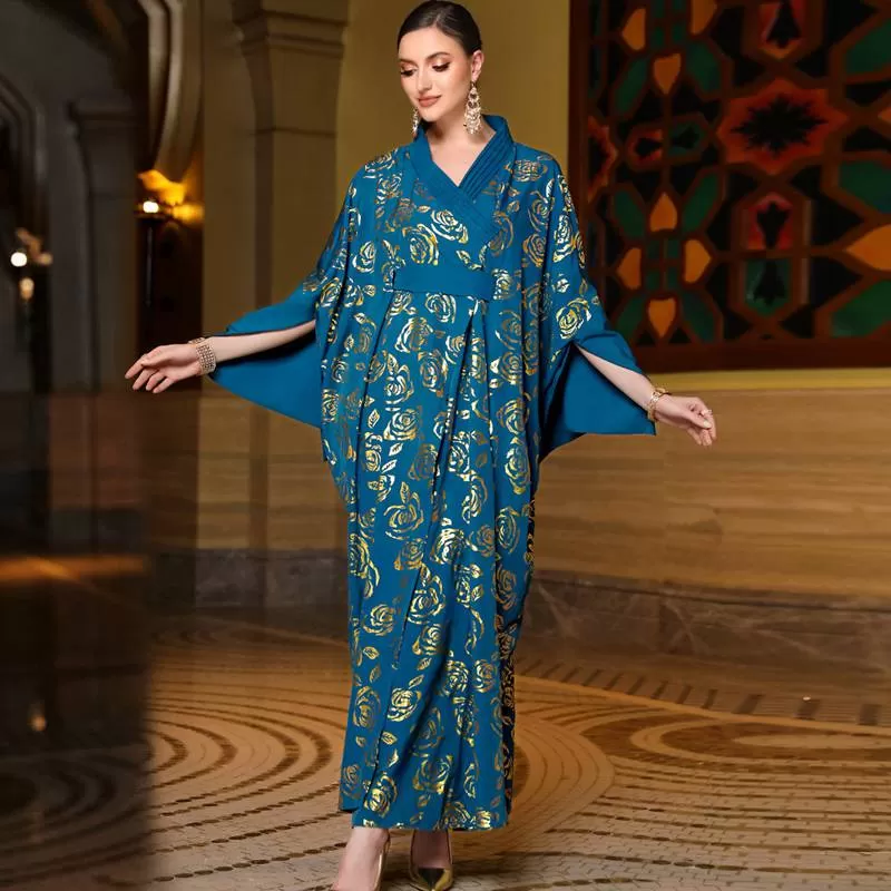 Bronzing Caftan Kaftan Dress Jalabiya For Women