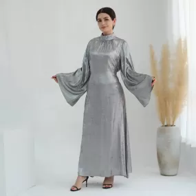 Bronzing Gleam Muslim Women Abaya Dress