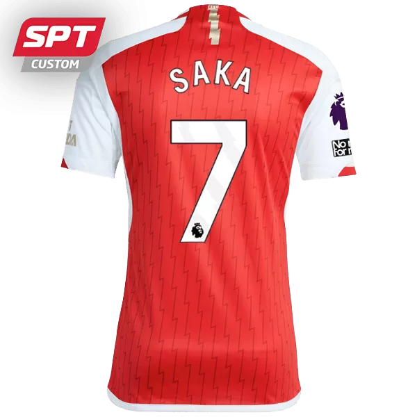 Bukayo Saka #7 Arsenal FC Adults Home Jersey - 2023/24