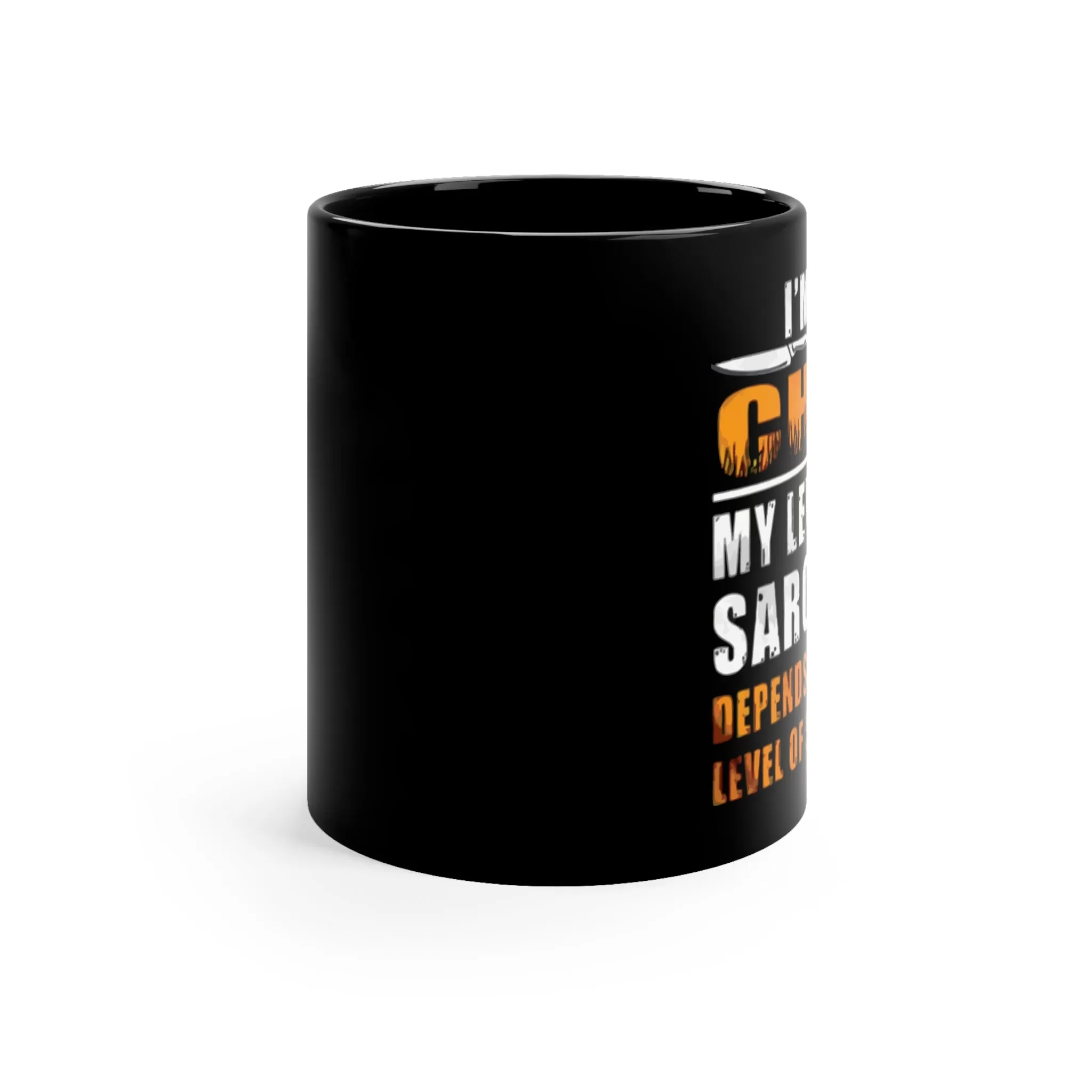 Chef Black Mug Design