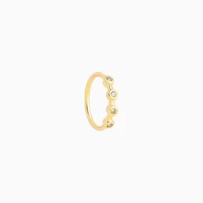 Chic Gemstone Nose Hoop