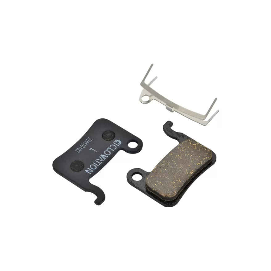 Ciclovation Disc Brake Pad Oraganic/Steel Backplate. Shimano A01S,Deore/ XT/SLX/Alfine/TRP R DASH