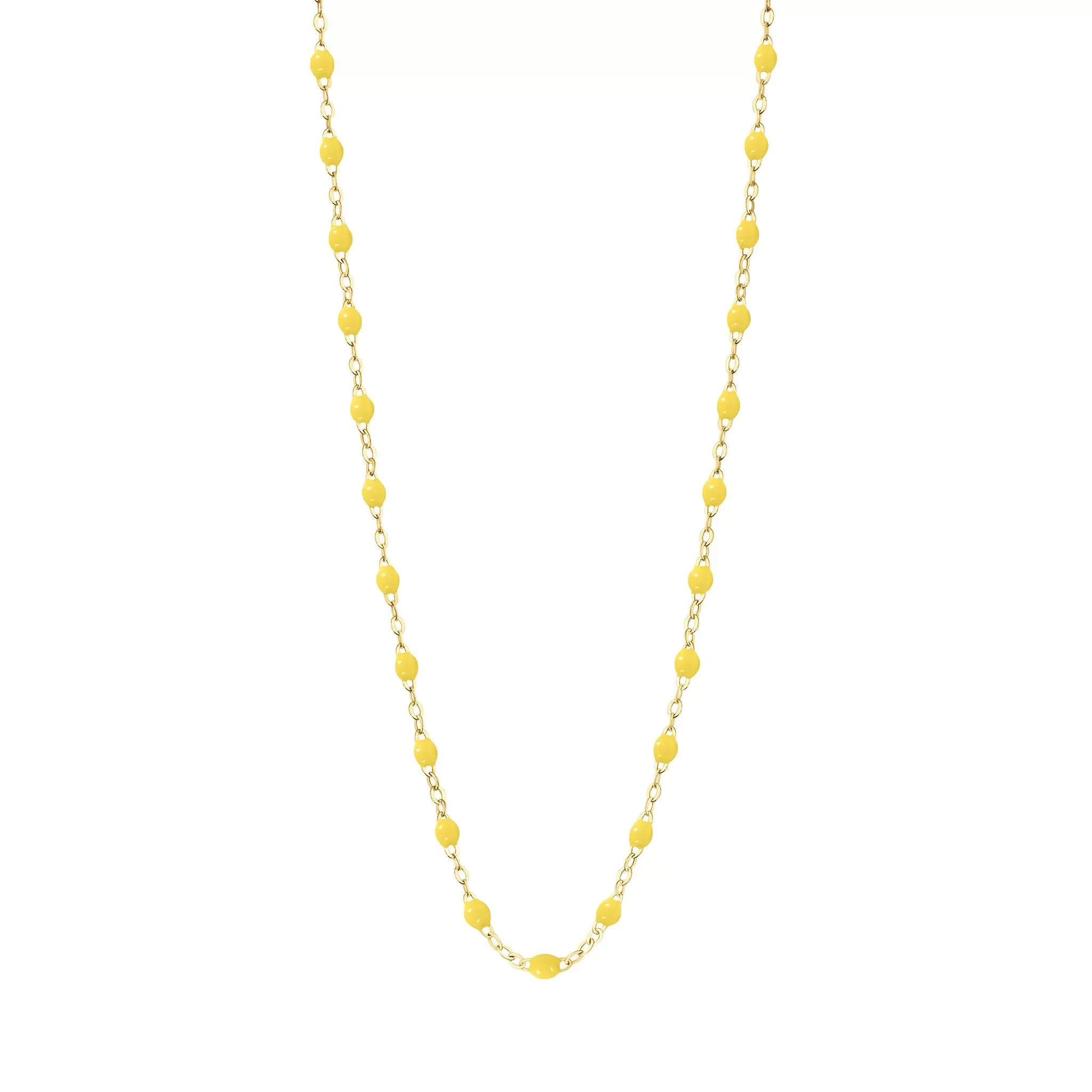 Classic Gigi Lemon necklace, Yellow Gold, 19.7"