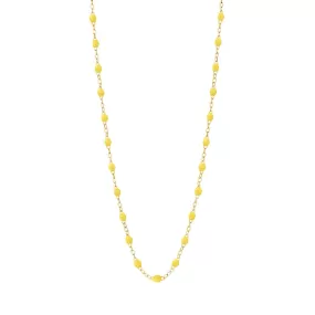 Classic Gigi Lemon necklace, Yellow Gold, 19.7"