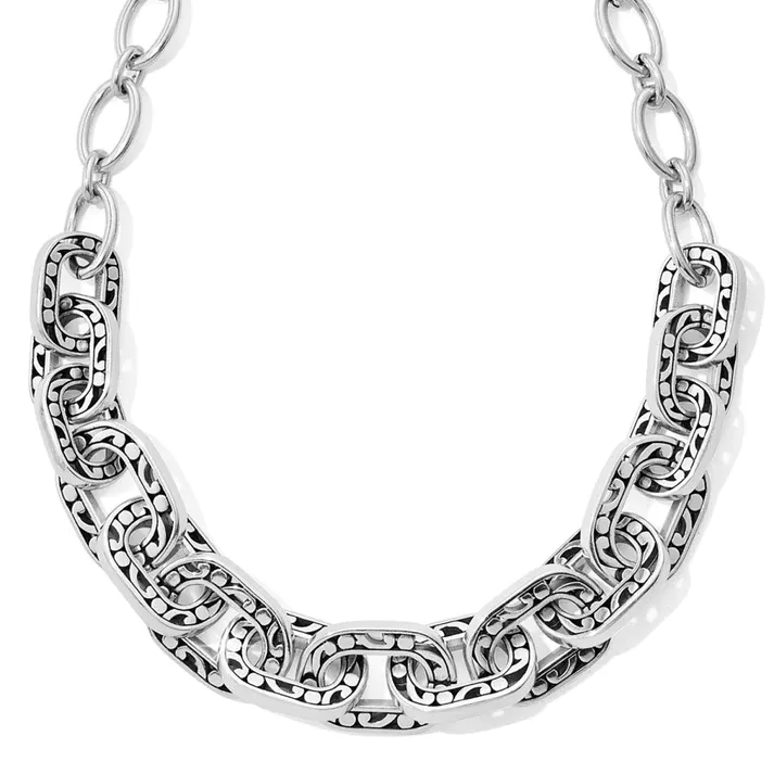 Contempo Linx Necklace in Silver by Brighton