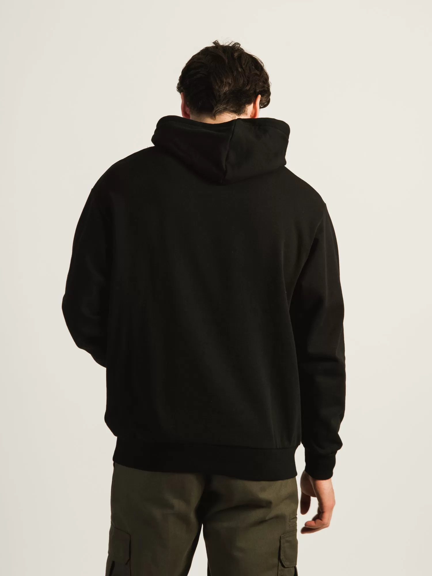 CROOKS & CASTLES BASIC POCKET ZIP PULLOVER HOODIE