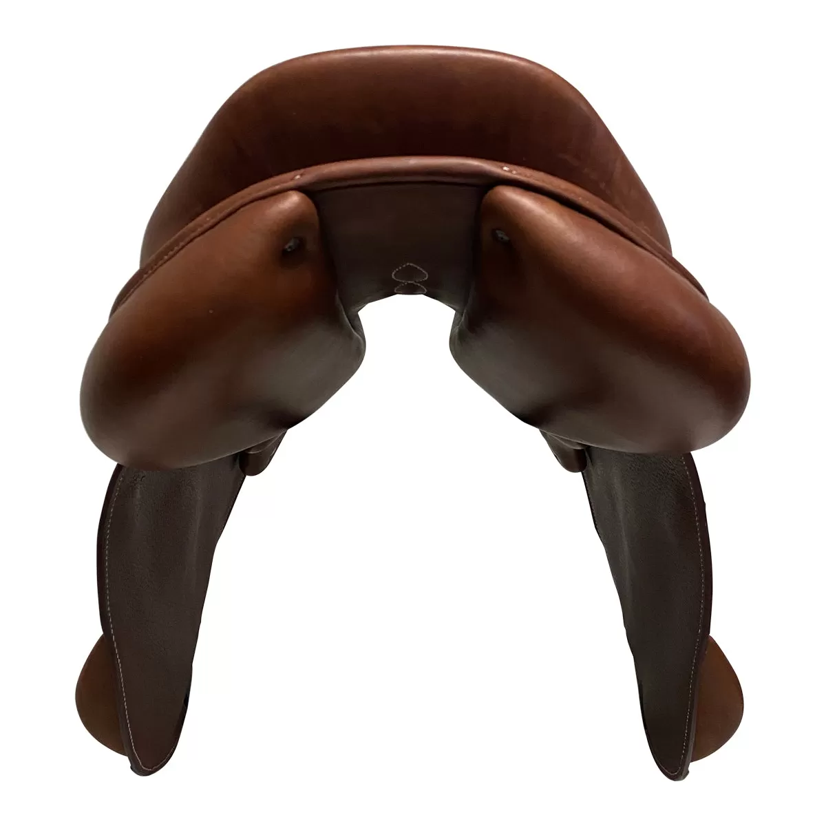 Crosby 2023 Monoflap Jump Saddle in Oiled Cognac  - 17.5