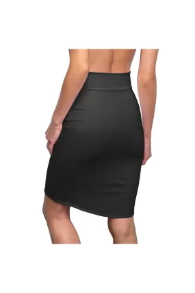 Dark Gray Women's Pencil Skirt