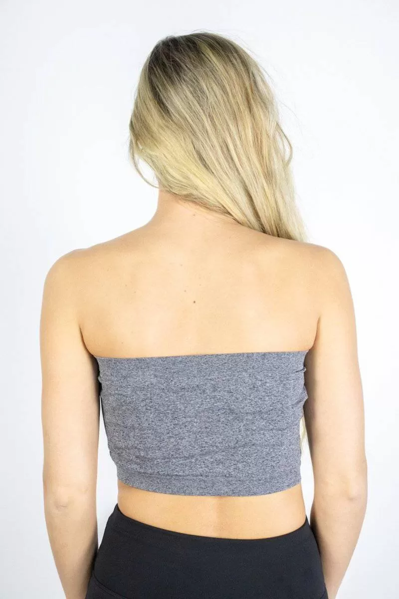 Dark Heather Grey Bandeau