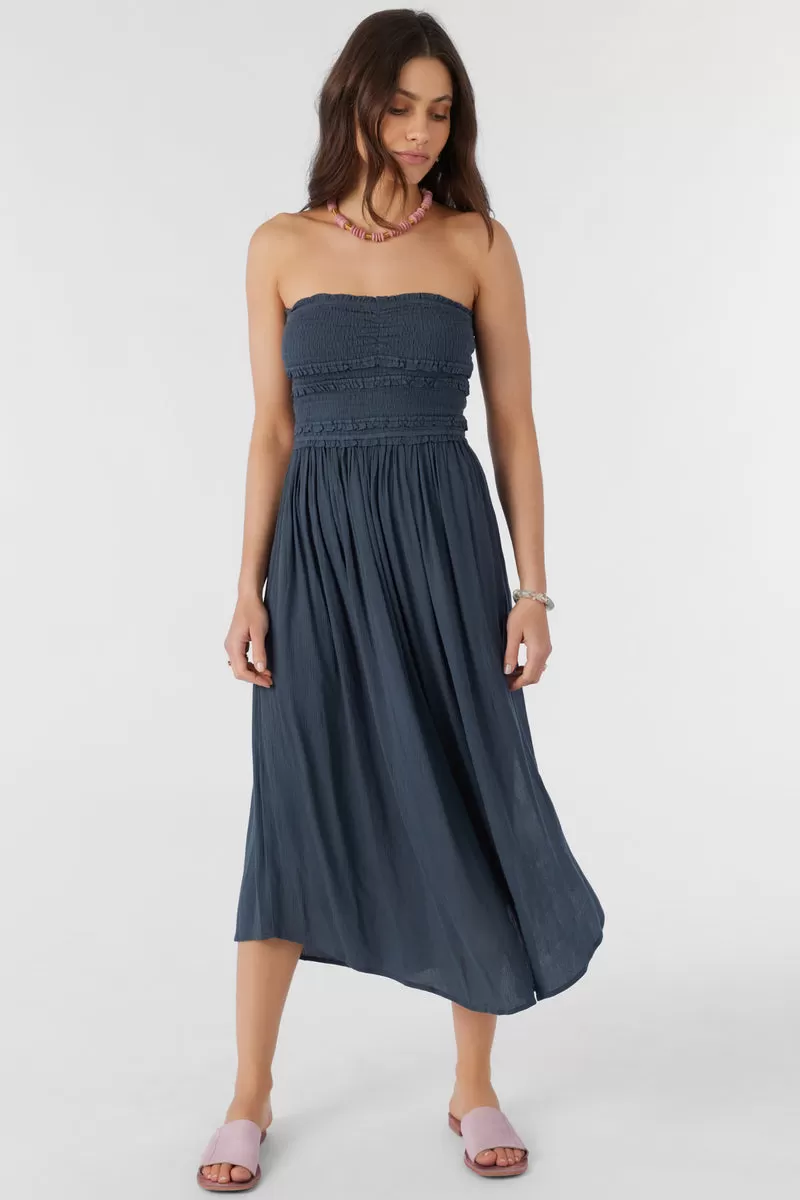 Devyn Strapless Midi Dress